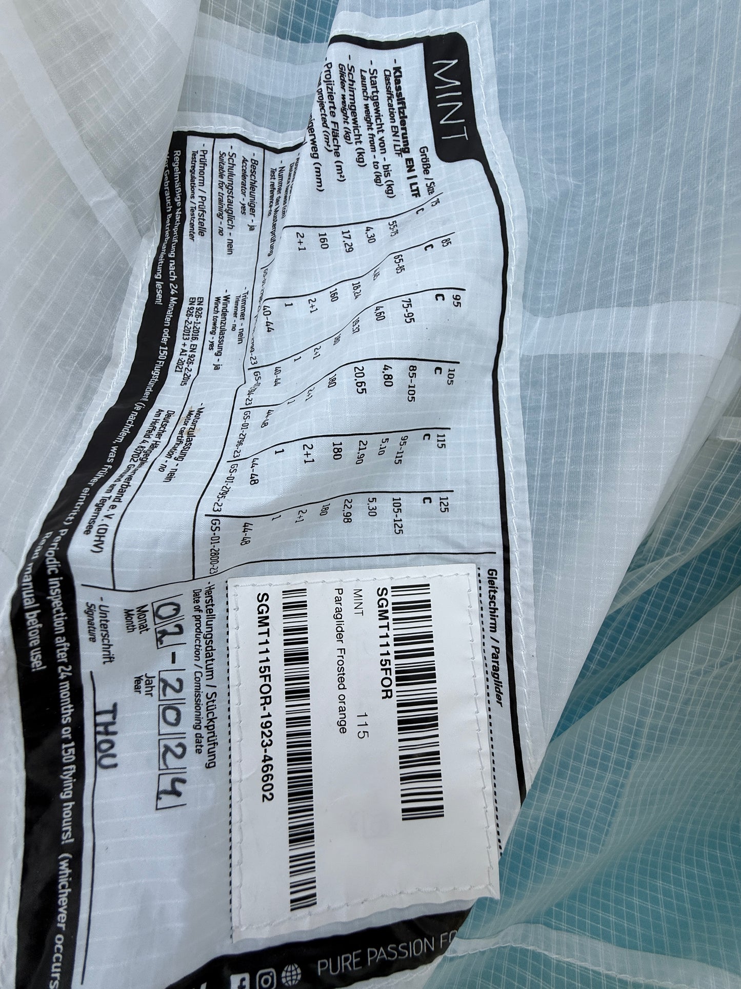 EN-C Skywalk Mint (90kg - 115kg)