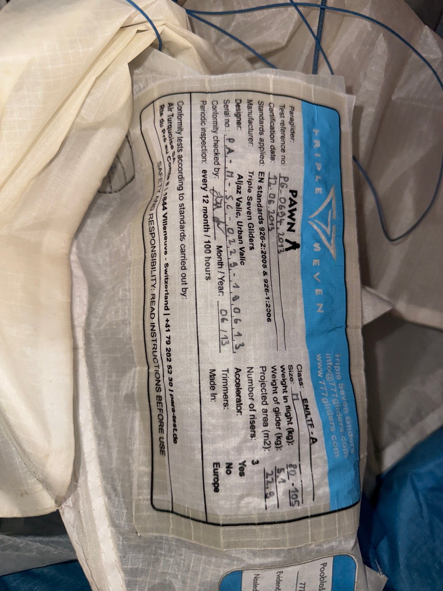 EN-A Triple Seven PAWN 80kg - 105kg